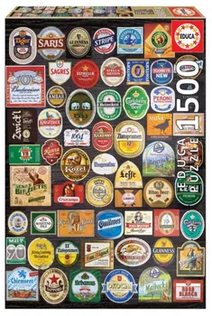 Puzzle Educa Pivní etikety 1500 dílků