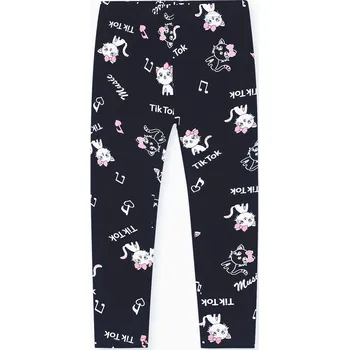 Dívčí oblečení Dívčí legíny - KUGO JL0705, tmavě modrá Barva: Modrá tmavě, Velikost: 98