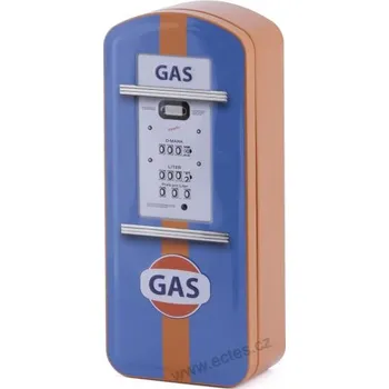 Dóza na potraviny ČERPACÍ STOJAN modro-oranžový "GAS"