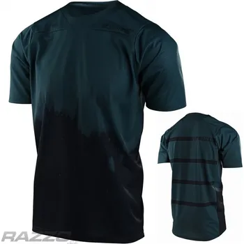 cyklistický dres Dětský dres na kolo TroyLeeDesigns Youth Skyline SS Jersey Diffuze Light Marine Navy 2021 KL