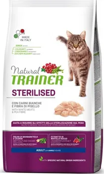 Krmivo pro kočku Trainer Natural Cat Sterilised drůbeží
