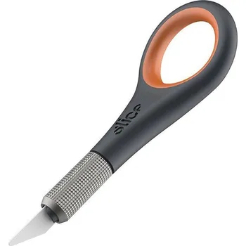 Černo-oranžový kovový přesný nůž SLICE - délka 10,9 cm, šířka 3,8 cm, výška 1,9 cm - 80090025