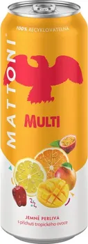 Voda Mattoni Multi jemně perlivá tropické ovoce 500 ml