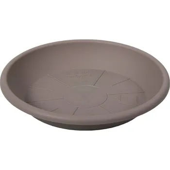 Podmiska pod květník MEDEA plastová hnědo šedá průměr misky: 32cm