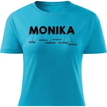 Dámské tričko Dámské tričko Monika Barva: Tyrkysová, Velikost: XXL