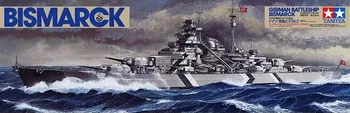 Plastikový model Tamiya German Battleship Bismarck 1:350