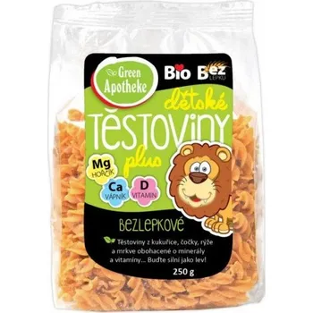 Příloha Těstoviny Dětské bezlepkové LEV BIO 250g bez lepku Apotheke