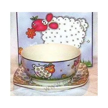 OVEČKA müsli miska a talířek