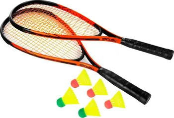 Badmintonová raketa Spokey Spiky černá/oranžová