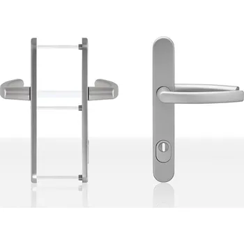 Dveřní kování Dveřní kování klika-klika BLAUGELB DGT35, PZ92, ZA, RAL9016 bílá