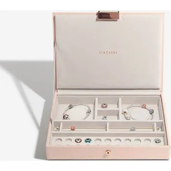 Šperkovnice Stackers, Šperkovnice Classic Limited Blush Charm Lidded | růžová