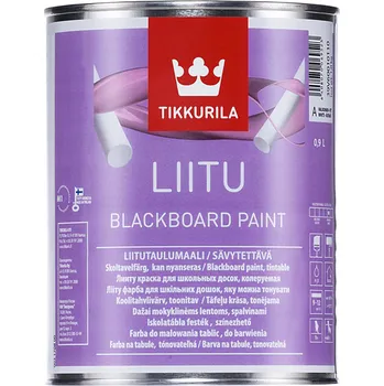 barva a nátěr na dřevo Tikkurila Liitu Blackboard Paint 0,9L (tabulová barva) tvt int.: K457 (Kukkula) + dárek k objednávce nad 1000Kč