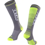 Force ponožky COMPRESS, šedo-fluo