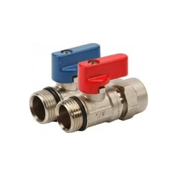 Fitinka Kulový uzávěr 1/2" x 16mm, modrý