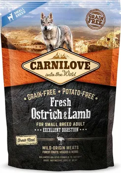 Krmivo pro psa Carnilove Dog Fresh Ostrich & Lamb for Small Breed