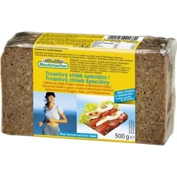 Pečivo Mestemacher Celozrnný chléb s žitem, ovšem a pšeničnými klíčky 500g