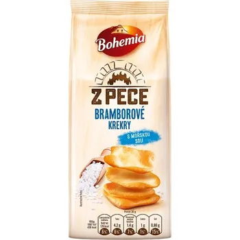 Bohemia Chips Z pece bramborové krekry mořská sůl 100 g