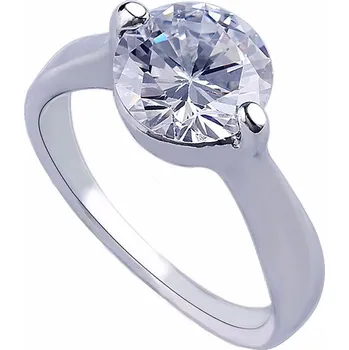 Prsten Zásnubní prsten s diamantem Velikost 6