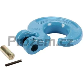 Upínací popruh C hák pro lesnicky řetěz G10 8 mm, pevnost v tahu 6000 kg, pevnost G100, červený, C-hák