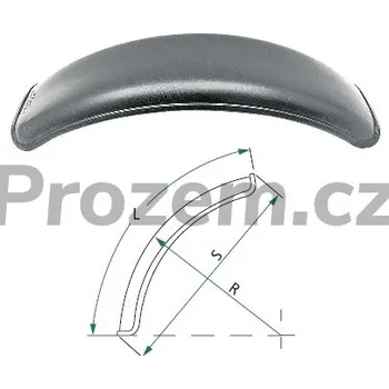 Blatník karosérie Blatník z umělé hmoty, šířka=620mm, L=1500mm, R=800mm