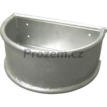 Koryto kovové, půlkruhové