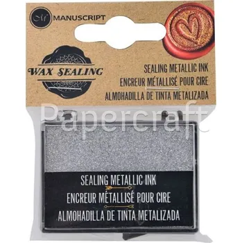 Dekorativní inkoustová podložka, stříbrná - 107003868