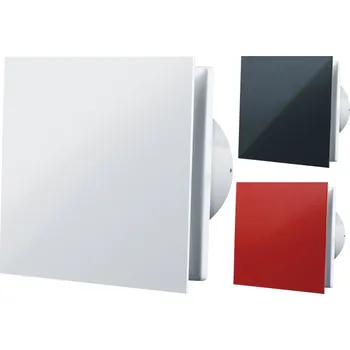 Domácí ventilátor Ventika KLIQ COLORS D100 V3 TH axiální ventilátor s vyměnitelným panelem doběhem a hygrostatem