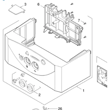 Kotel Junkers Kryt desky JUNKERS ZW 87054000490