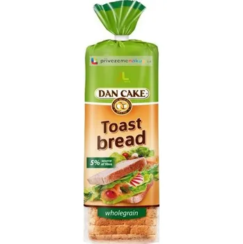 Trvanlivě pečivo Dan Cake Toustový chléb celozrnný 500 g