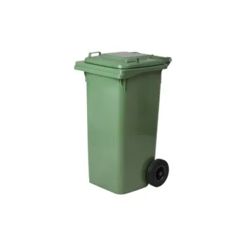 Popelnice Plastová popelnice 120 l zelená Tmavě zelená