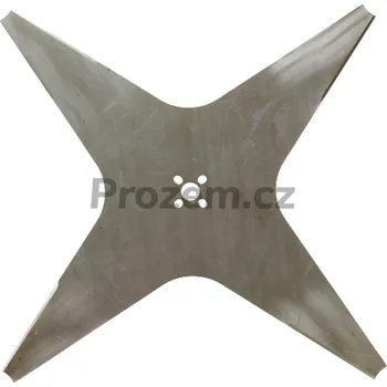 Nůž pro sekačku Ambrogio , 300D004202, rozměry 355/10,1/4,2/- mm, 4-zubý nůž