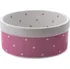 Miska pro psa Tommi Princess s puntíky růžová/bílá 13 cm/500 ml