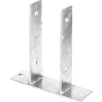 Příslušenství pro plot Ukotvení trámků U 81x200 mm, žárově zinkováno, 1 kus