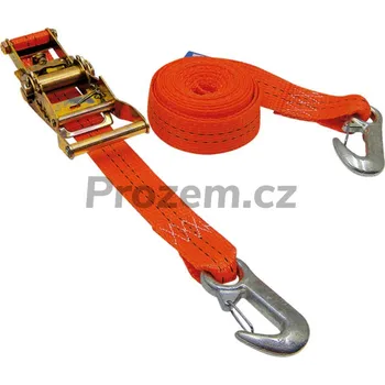 Upínací popruh Upínací pás s ráčnou a karabinou 600/3.5cm, 1000daN