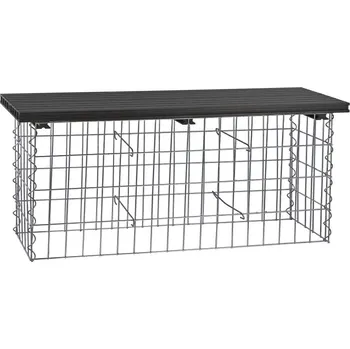 Zahradní lavice Dema Wuppertal gabionová lavička