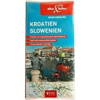 Motorradkarten Set Kroatien Slowenien