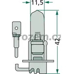 Halogenová žárovka H3, 24 V, 70 W, patice PK 22s
