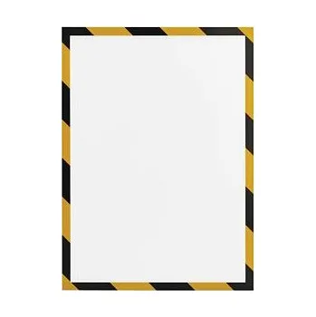 Magnetická kapsa na papír A4 – žluto-černá