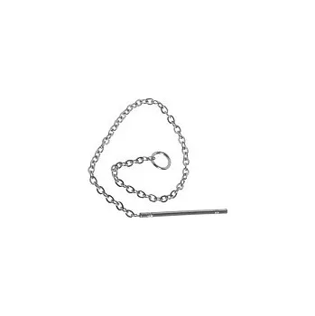 Materiál na výrobu šperku Puzetové dříky s řetízkem z oceli (2 ks)