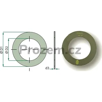 Brusný kotouč Univerzální třecí kotouč do třecích spojek 160/97/3,5mm