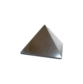 Šungitová pyramida leštěná 7x7 cm