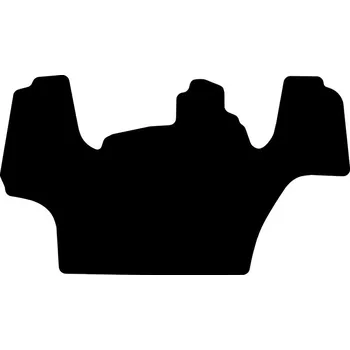 Koberec GRANIT koberec do traktoru Case IH Luxxum 661 (od 2017), rohožka do traktoru velur černá, rohož do traktoru