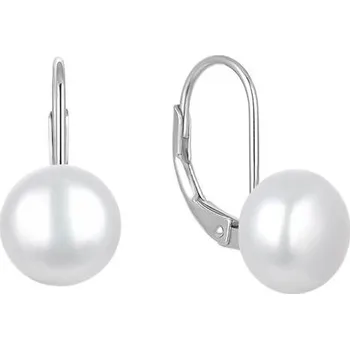 Náušnice Olivie Stříbrné náušnice SLADKOVODNÍ PERLY 5137 Ag 925; ≤2,0 g.