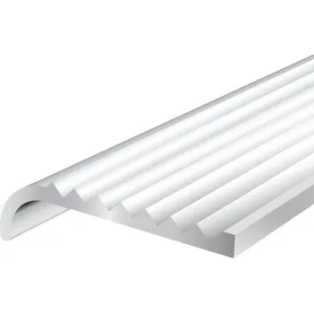 Stavební profil Alu schodový profil, stříbrný elox 23x6,3x2 mm, 2 m