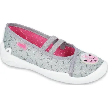 Dívčí pantofle BEFADO Bačkůrky, bačkory, přezůvky BEFADO, model 116X278 Velikost dětských bot: 27