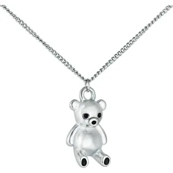 Náhrdelník Dámský náhrdelník s přívěškem medvídka z chirurgické oceli S11080080