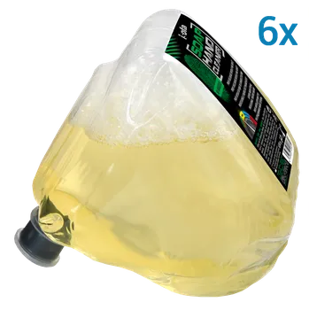 Čistící mýdlo ISOFA SOAP Profi dílenské mýdlo na ruce 6 x 650g, TEAM - náhradní náplň (zelená)