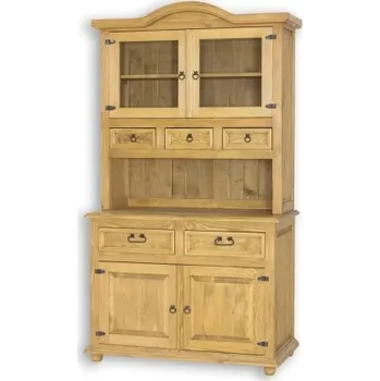 Příborník do zásuvky Kredenc z masivu VIT 111 SLIM - K02 - tmavá borovice