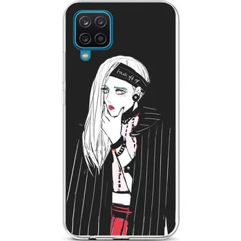 Pouzdro na mobilní telefon Kryt Samsung A12 silikon Dark Girl (obal neboli pouzdro na Samsung A12)