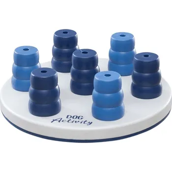 Hračka pro psa Dog Activity - MINI SOLITAIRE - kruh s kuželkami 20 cm